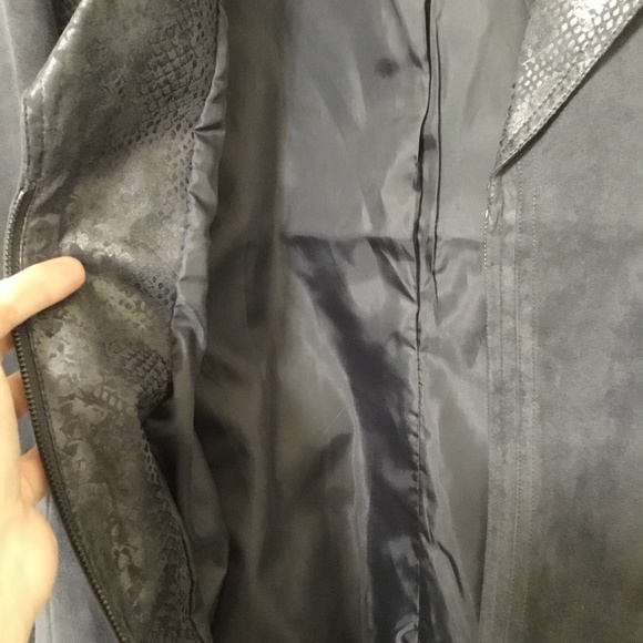 NWT~Studio Works~Gray~Size 18~Zip Front Jacket - Picture 8 of 9